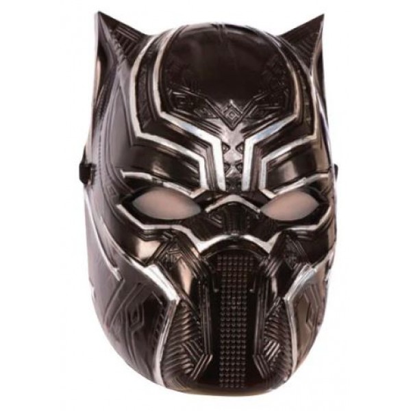 Black Panther Half Metallic Mask - 39218