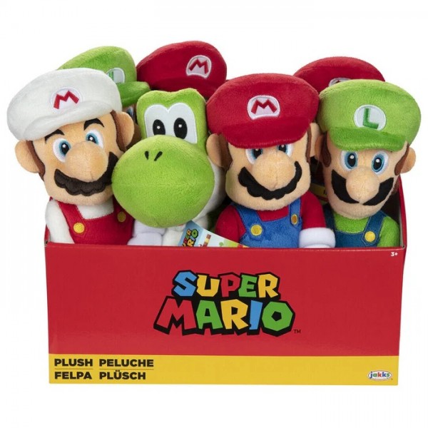Jakks Pacific: Super Mario - Assorted 6" Plush, Assorted - 40947-T