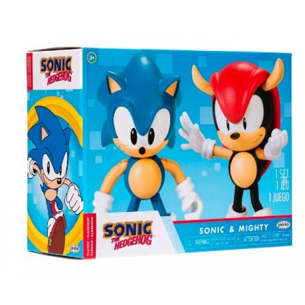 Classic Sonic & Mighty 4" Figure Set - 41556-T