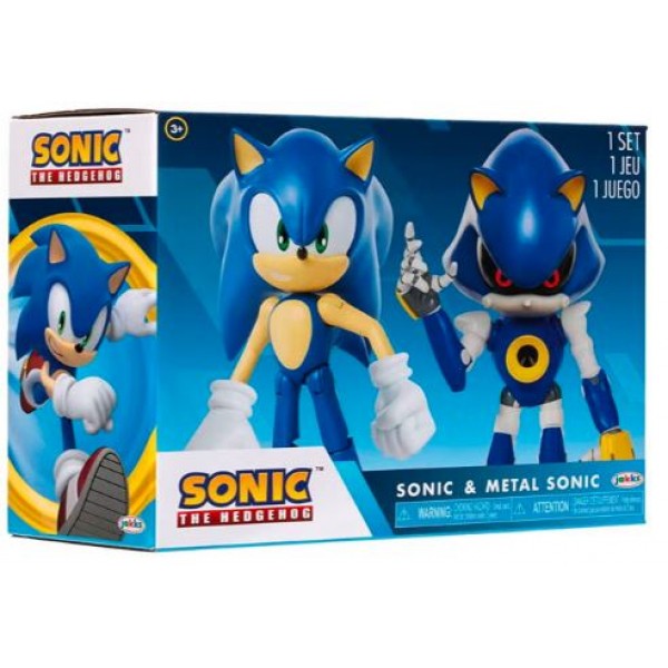 Sonic The Hedgehog Sonic & Metal Action Figure 2-Pack - 41557-T