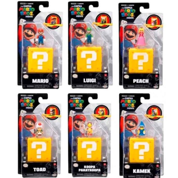 The Super Mario Bros. Movie Assorted Mini Action Figures, Assorted - 41650-T