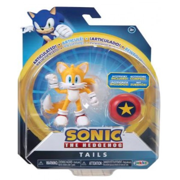 Sonic The Hedgehog 4 Inch Modern Tails Action Figure - 41696-T