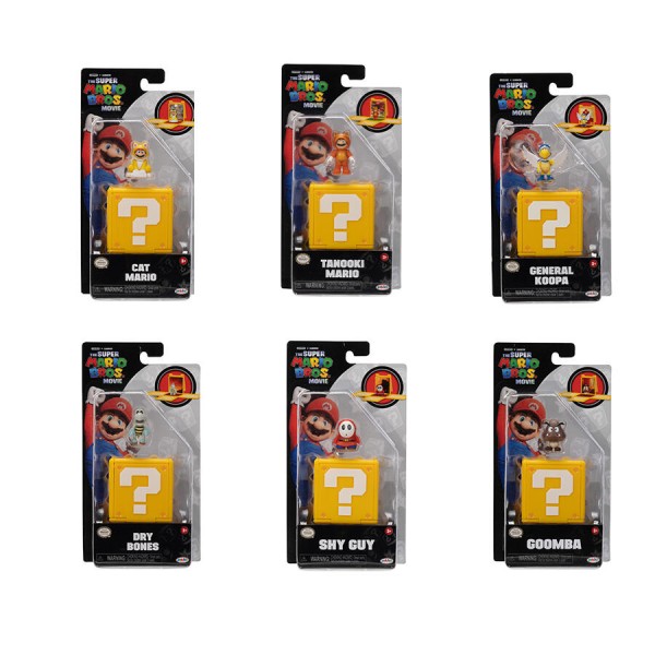 Super Mario Movie Mini Figures 3cm Wave 2 - Assorted - 41727-T