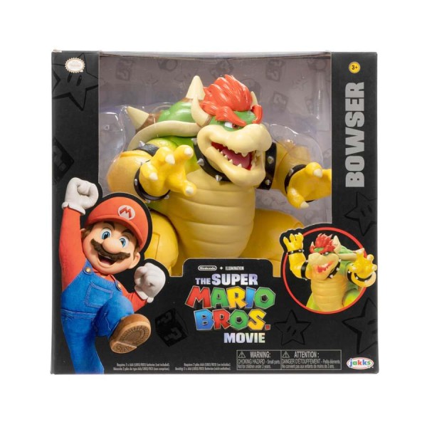 Super Mario Movie 7" Fire Breathing Bowser Figure - 42312-T