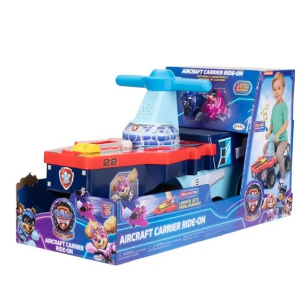 Paw Patrol Aircraft Carrier Ride On - 51187-T