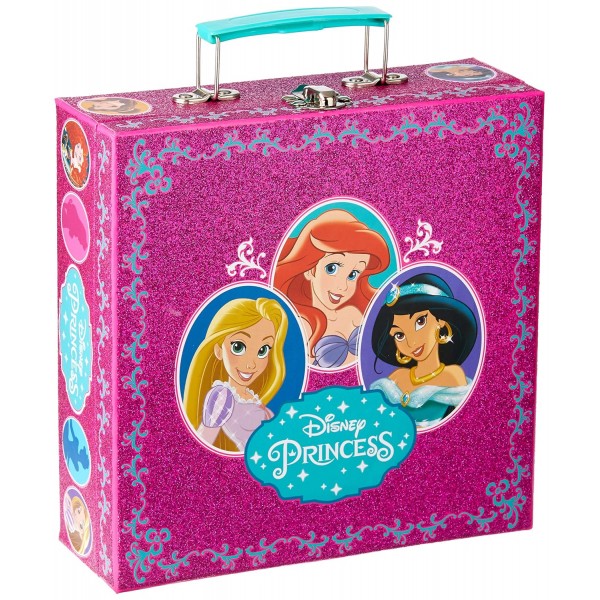 Disney Princess Glitter Box Mixed: Craft Book & Bead Box - 53708-T