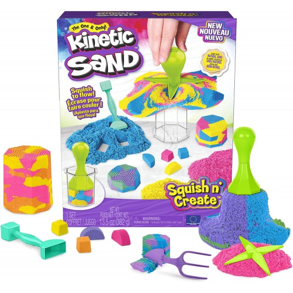 Kinetic Sand Squish N' Create Playset - 6065527-T