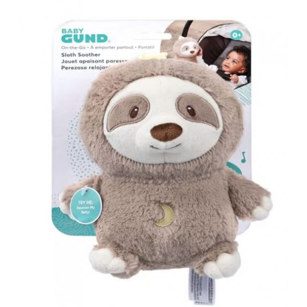 GUND Sloth On-the-Go Soother - 6066057-T