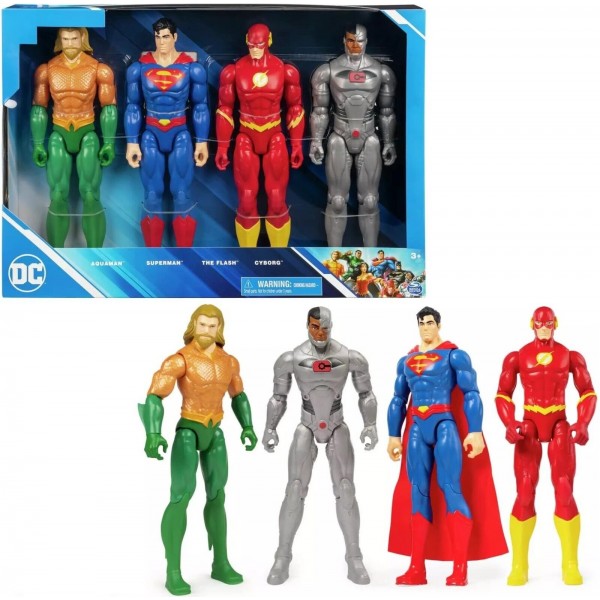 DC Comics 4-Pack 12 Inch Figures - 6066353-T