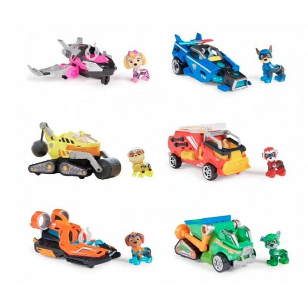 Paw Patrol Movie2 Themed Vehicles Assorted 1 Piece - 6067515-T