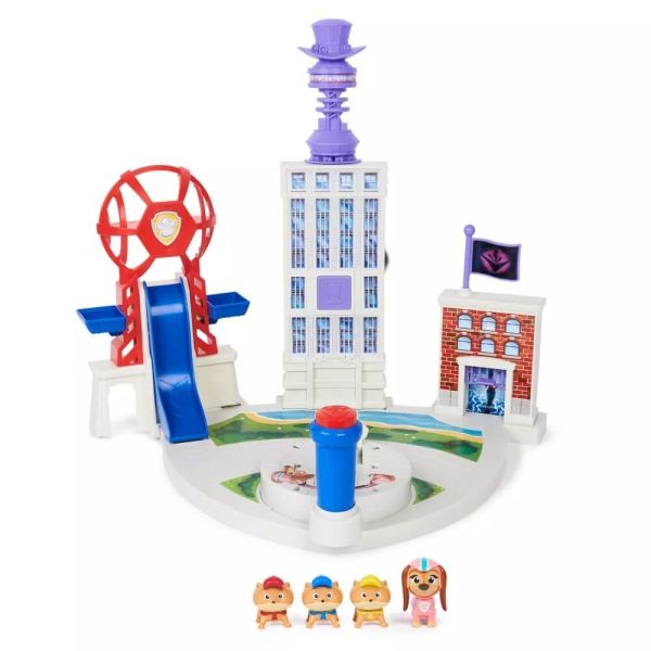 PAW Patrol: The Mighty Movie Aircraft Carrier HQ Playset - 6067496-T