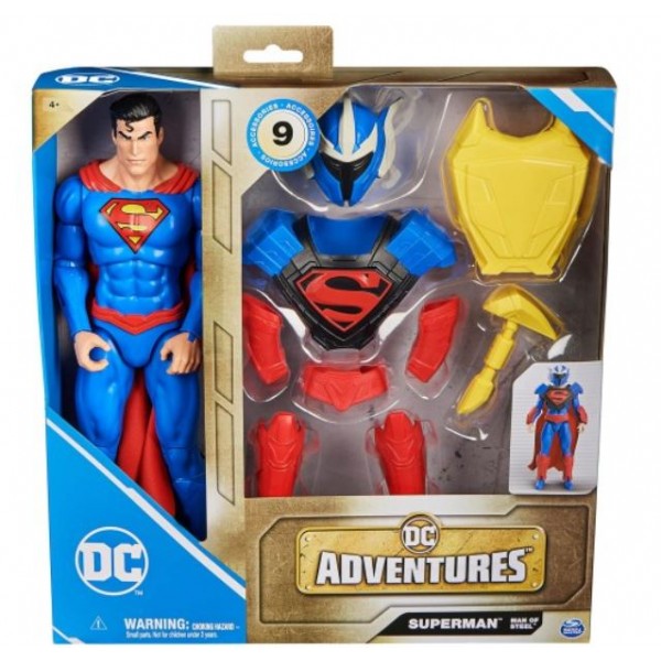 DC Universe Fig 12" Adventures Superman Man of Steel - 6067957-T