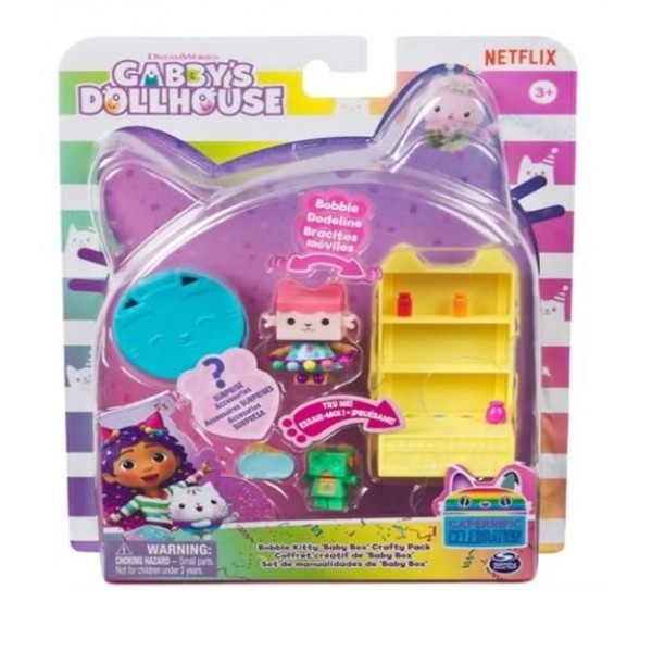 Gabby's Dollhouse Bobble Kitty Baby Box Crafty Pack - 6070093-T