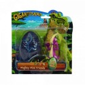 Gigantosaurus Dinosaur Egg with Mini Figure 5cm, Assorted 1 Piece - 7030-T