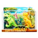 Giganto Deluxe Scene 4 Pack 2 Inch Action Figures - 7400-T