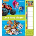Let's Play Piano! Board Book with Built-In Keyboard Piano - 7772100-T