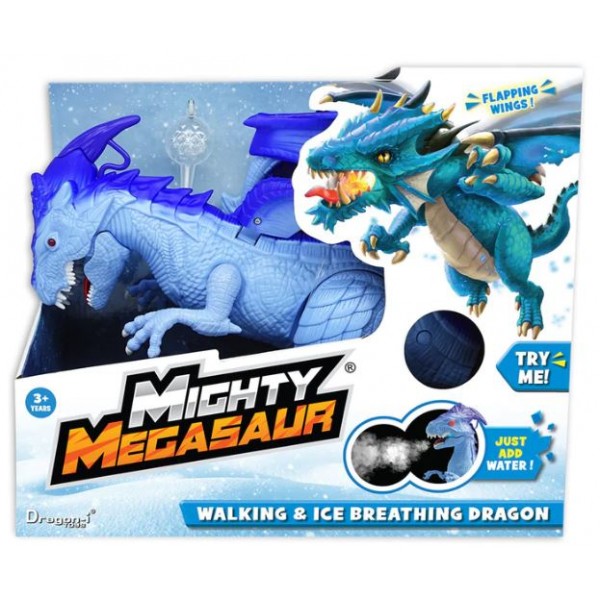 Mighty Megasaur Ice Breathing Walking Dragon Toy - 80074-T