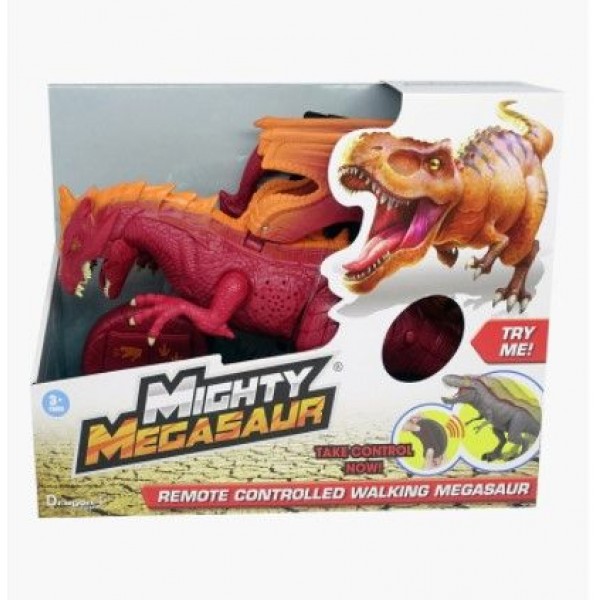 Mighty Megasaur Remote Controlled Dragon - Roars and Walks - 80082-T