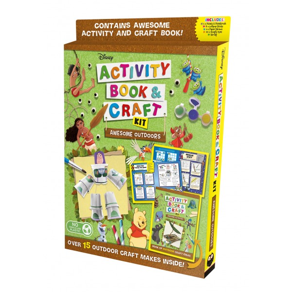 Disney: Activity Book & Craft Kit Awesome Outdoors - 82570-T