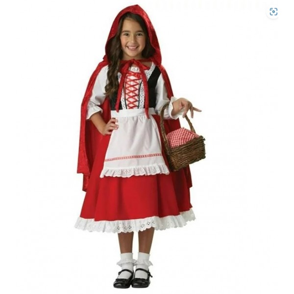 Red Riding Hood Costume for Girls, Small (3-4 Years) - 83281-S