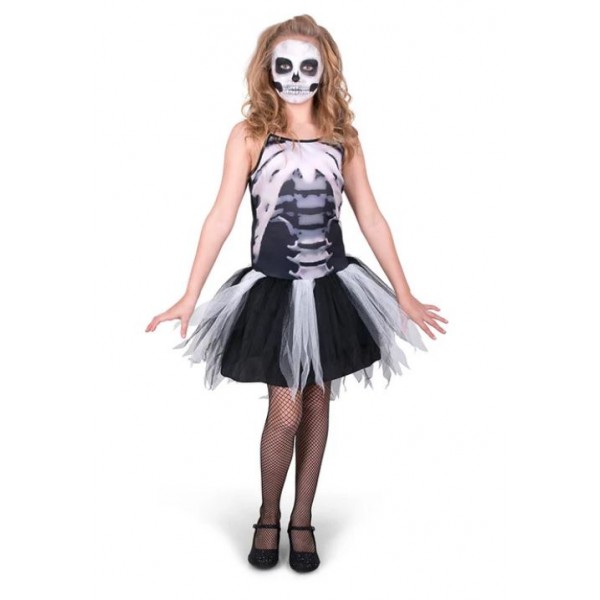 Skeleton Tutu Halloween Costume for Girls - 84547