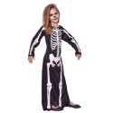 Skeleton Dress Halloween Costume Set for Girls - 84612