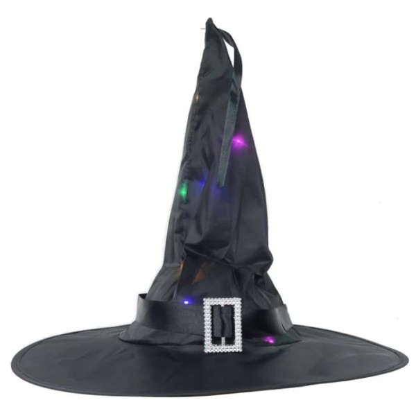 Light Up Witch Hat Halloween Costume Accessory - 88605