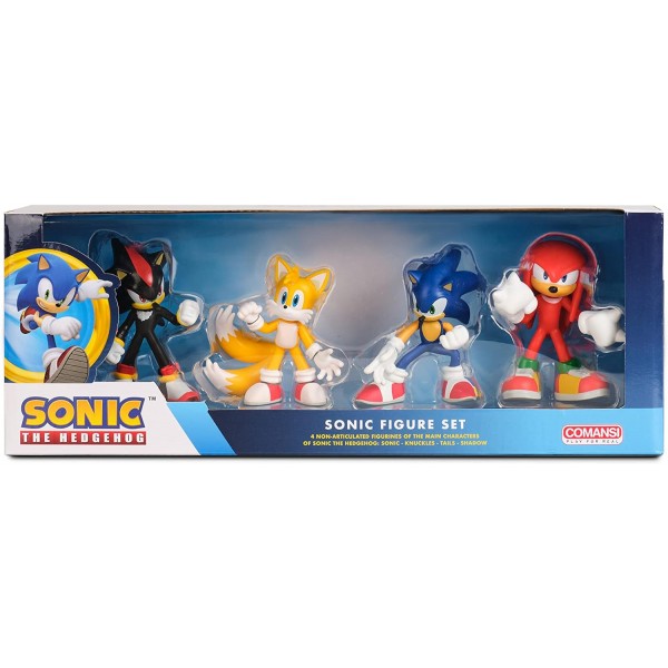 Sonic The Hedgehog Figure Set Gift Box 4-Pack - 90300-SW