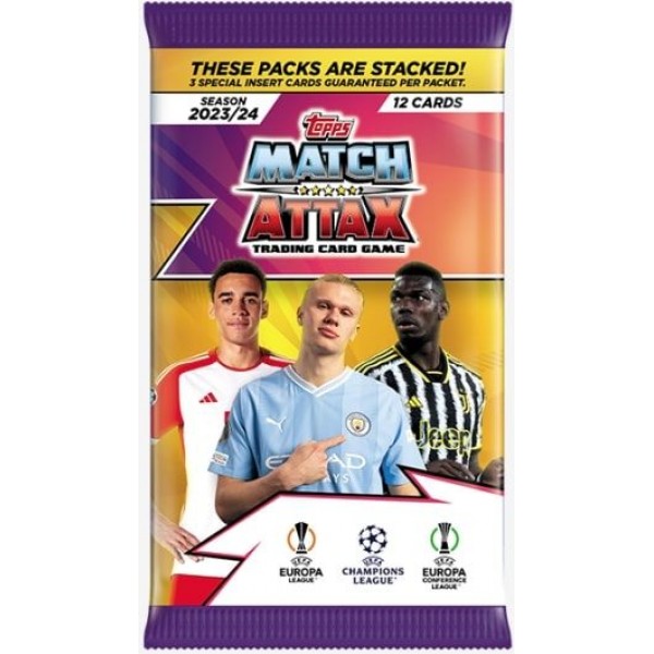 Topps Match Attax Soccer Trading Cards 2023/2024 - Single Pack - FS0004241-T