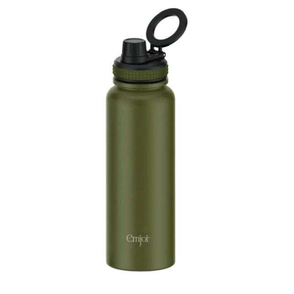 Emjoi 1100ml MagSafe Stainless Steel Sport Bottle, Green - UMB1100G