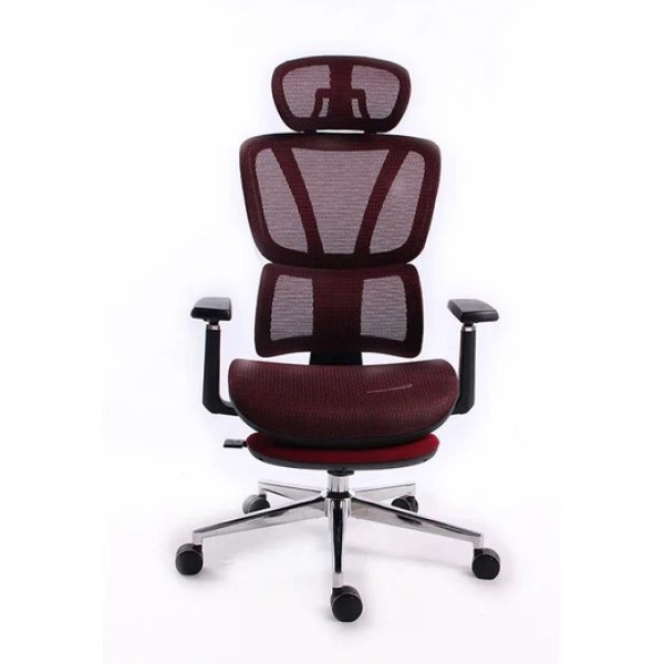 Black Bull Mesh Office and Gaming Chair, Black/Red - UMGC6001
