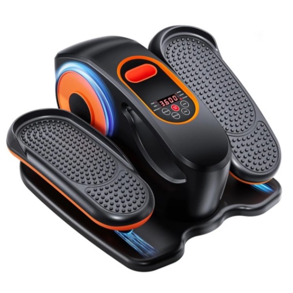 Black Bull Under Desk Elliptical Exercise Machine, Ellipse Leg Exerciser with Remote - UMSB105