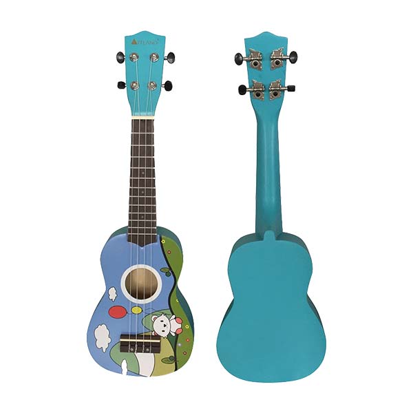 ARTLAND Ukulele Guitar Size 21”, Blue - UKS200DB