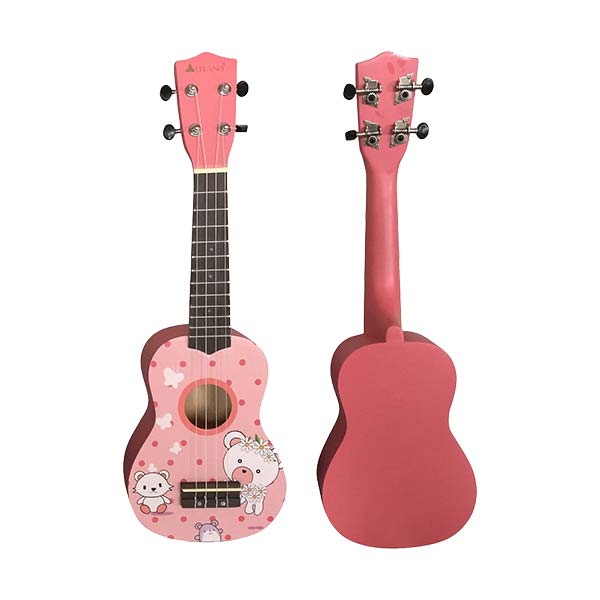 ARTLAND Ukulele Guitar Size 21”, Pink - UKS200DP