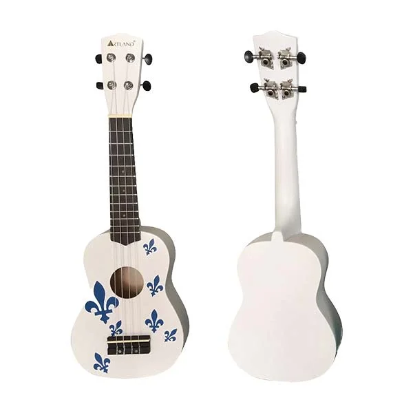 ARTLAND Ukulele Guitar Size 21&rdquo;, White - UKS200DW