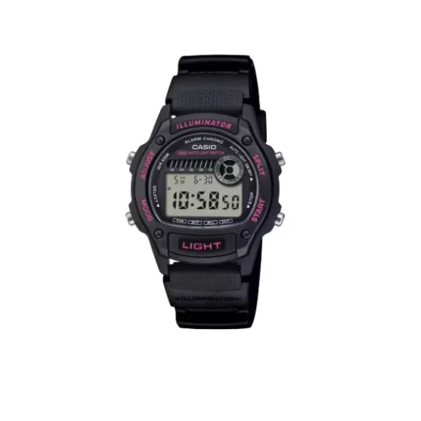 Casio Black Band, Digital Sports Watch for Men - W-220H-1A2VDF