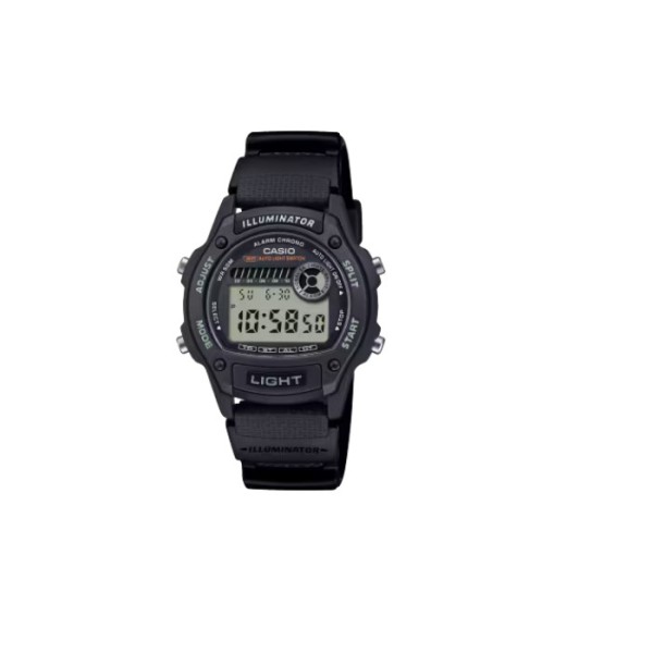 Casio Black Band, Digital Sports Watch for Men - W-220H-1AVDF
