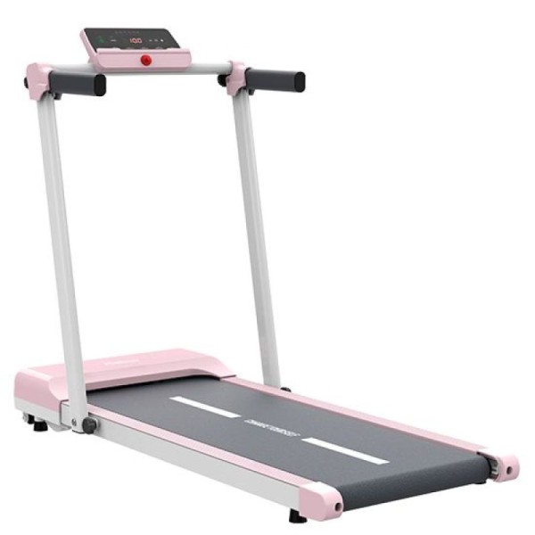 Smart Foldable Home Treadmill Supports up to 110 KG, Pink - W04D3-P