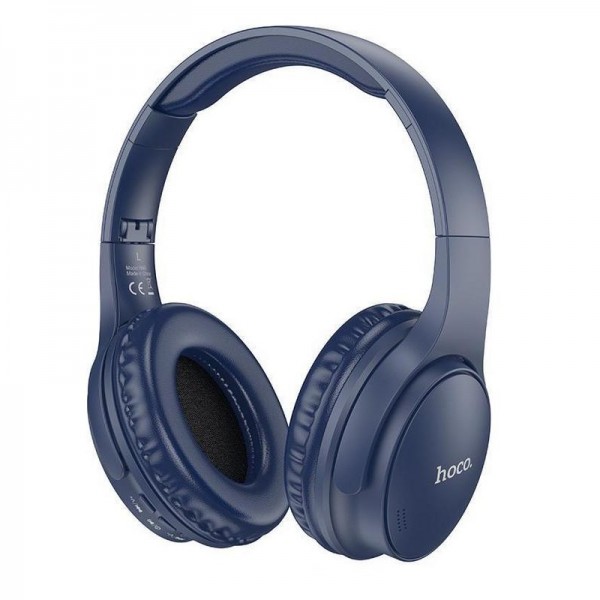 HOCO Bluetooth Headphones with Microphone 8 Hours Playback W41 – BLUE