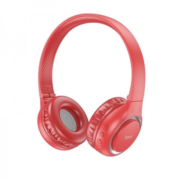 HOCO Bluetooth Headphones with Microphone 8 Hours Playback W41 – RED 