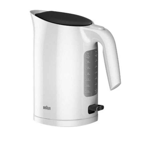 Braun 3000 Watts, 1.7 Liters PurEase Kettle, White - WK3110-WHITE