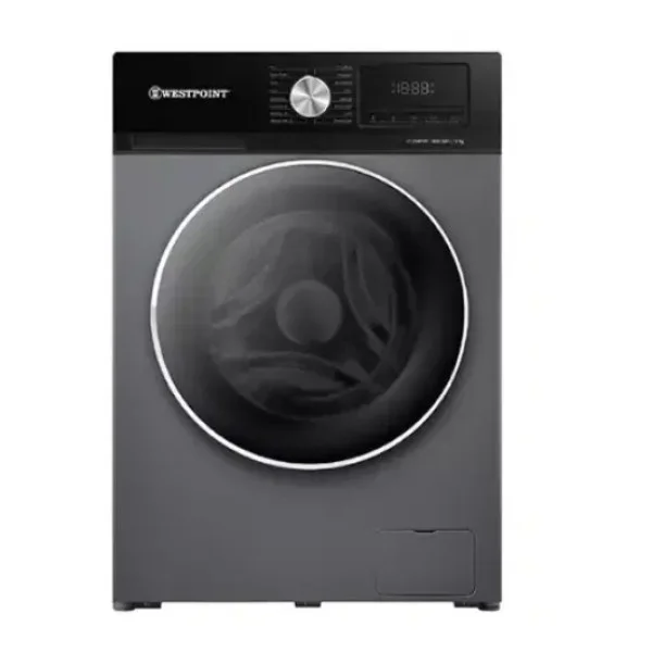 Westpoint Front Loading Washing Machine 12KG - Inverter, Dark Silver - WPWMT-1214A25.DS