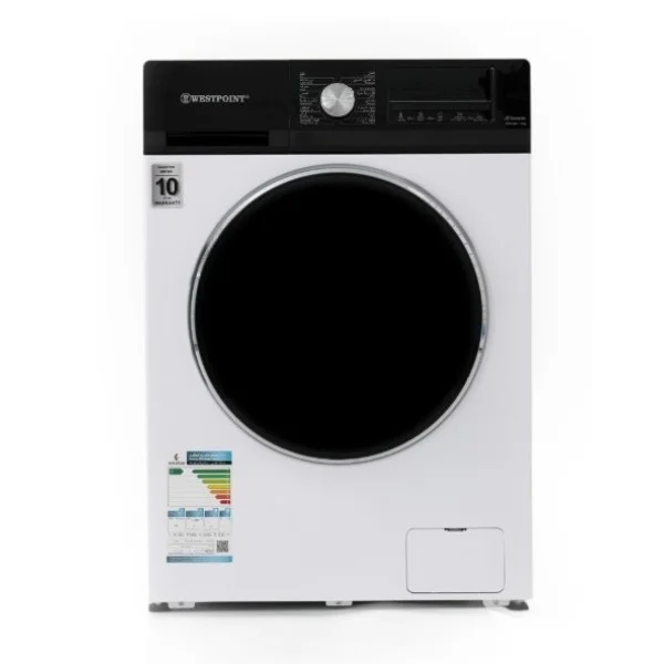 Westpoint Front Loading Washing Machine 9Kg - Inverter, White - WPWMT-914A25.D