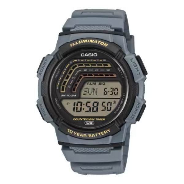Casio Youth Blue Band Digital Watch for Unisex - WS-1800-2AVDF