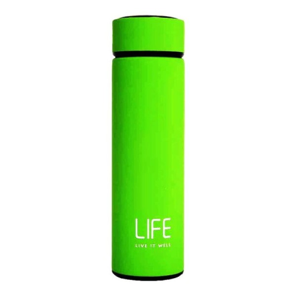 Life Insulated Stainless Steel Water Bottle 500ML - Light Green
