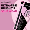 WET N WILD Breakup Proof Liquid Eyeliner, Ultra Black