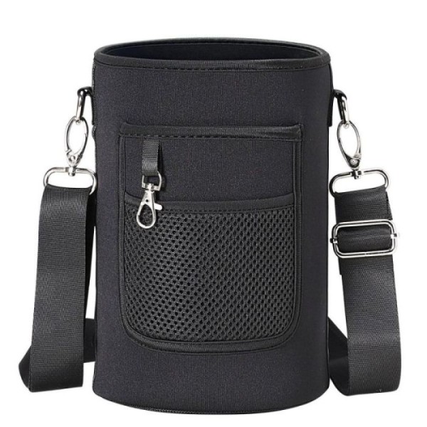 Buzio Water Bottle Holder Carrying Pouch for 2.5L, Black - X004OZXEZ1