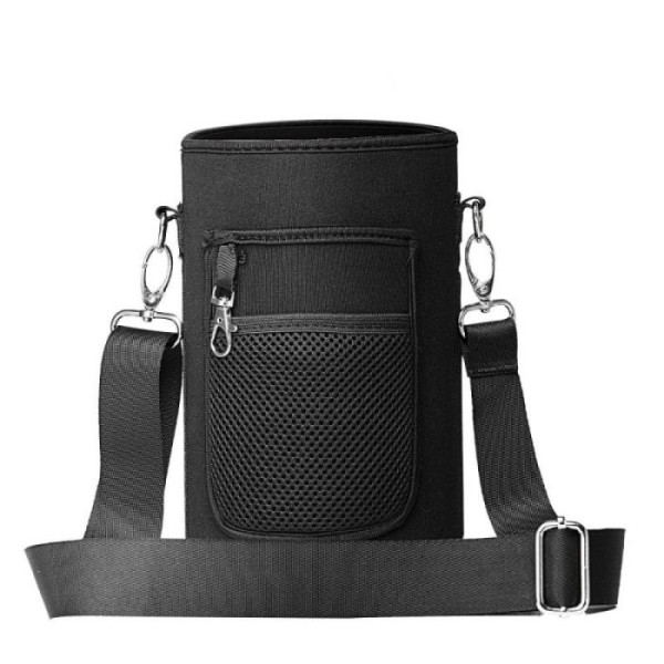 Buzio Water Bottle Holder Carrying Pouch for 1.9L, Black - X004OZXEZB