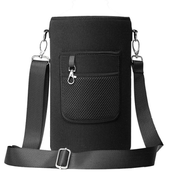 Buzio Water Bottle Holder Carrying Pouch for 3.8L, Black - X004P01RMR