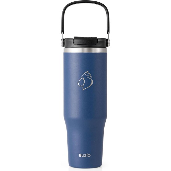 Buzio Swing Series Insulated Tumbler 1.2Litre, Blue - X004PK5DEZ